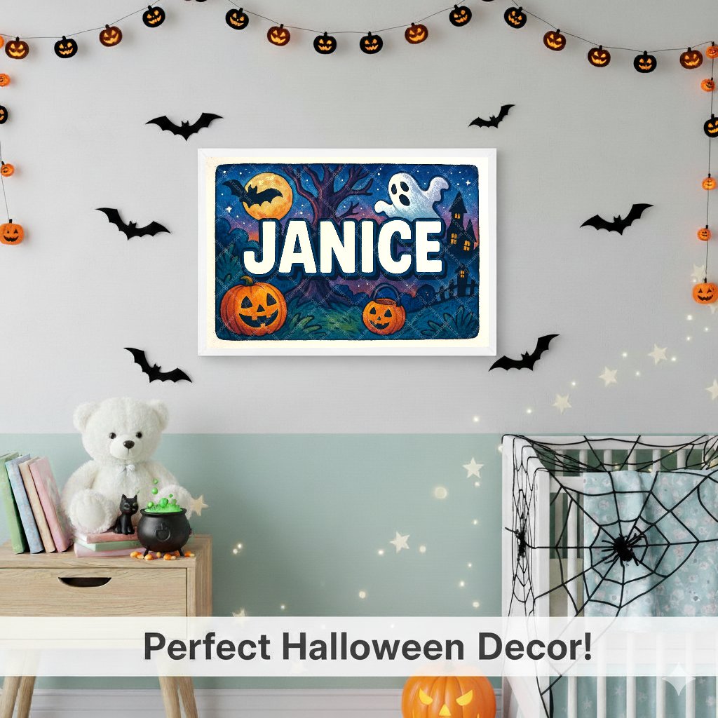 Personalized name art for Janice