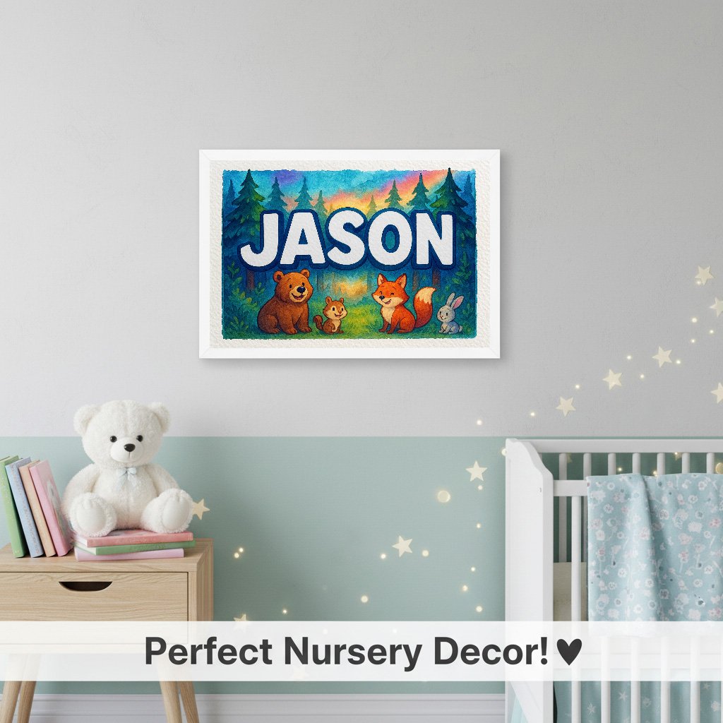 Personalized name art for Jason
