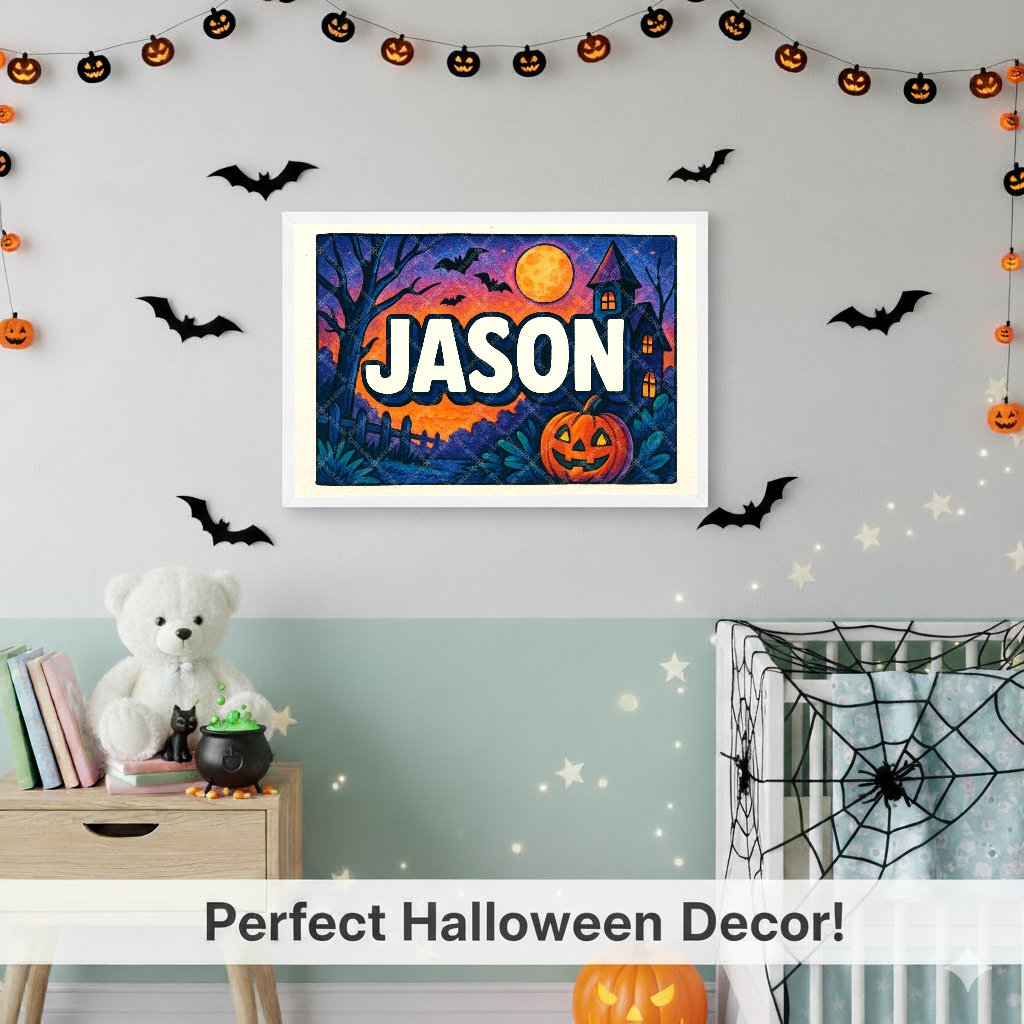 Personalized name art for Jason