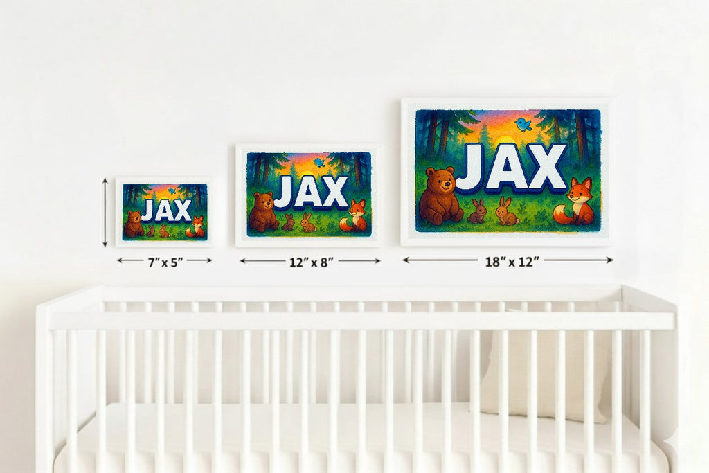 Personalized name art for Jax