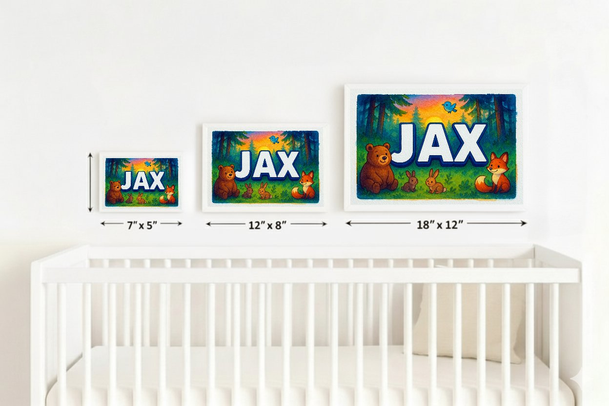 Personalized name art for Jax
