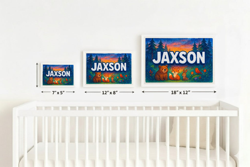 Personalized name art for Jaxson