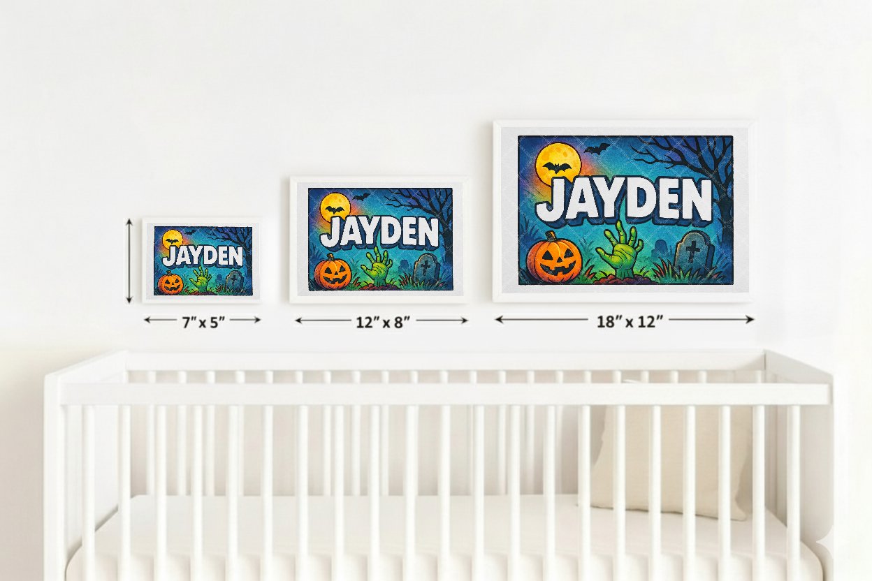Personalized name art for Jayden