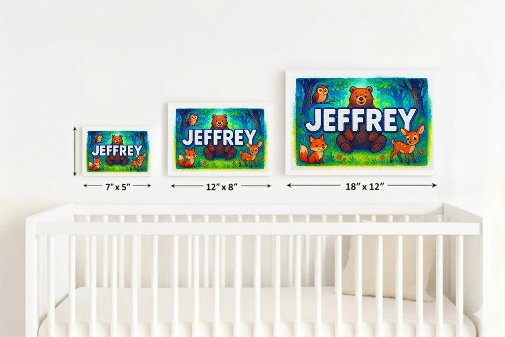 Personalized name art for Jeffrey