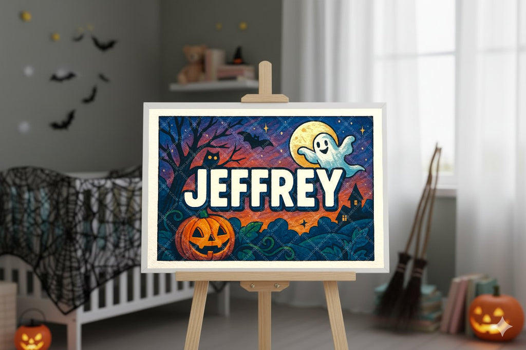 Personalized name art for Jeffrey