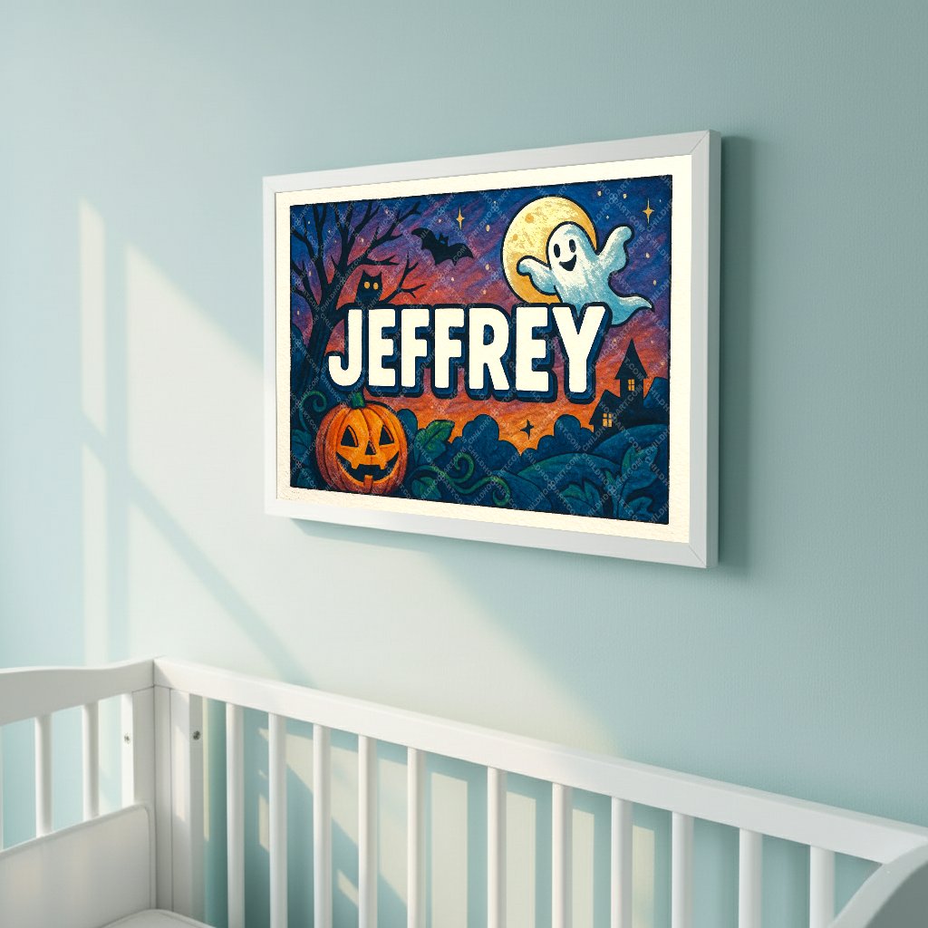 Personalized name art for Jeffrey