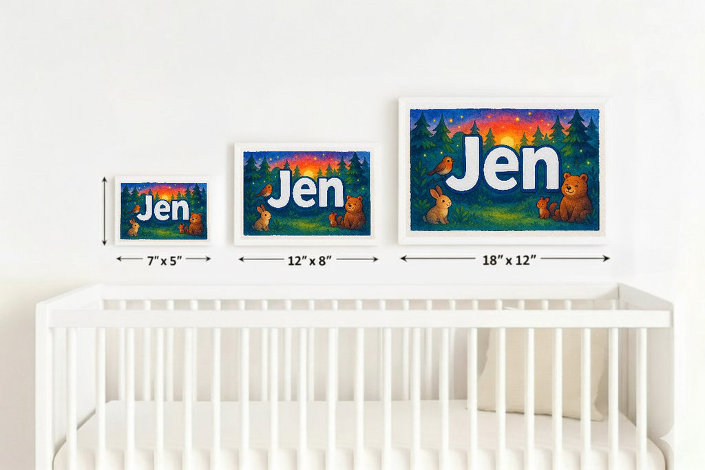 Personalized name art for Jen