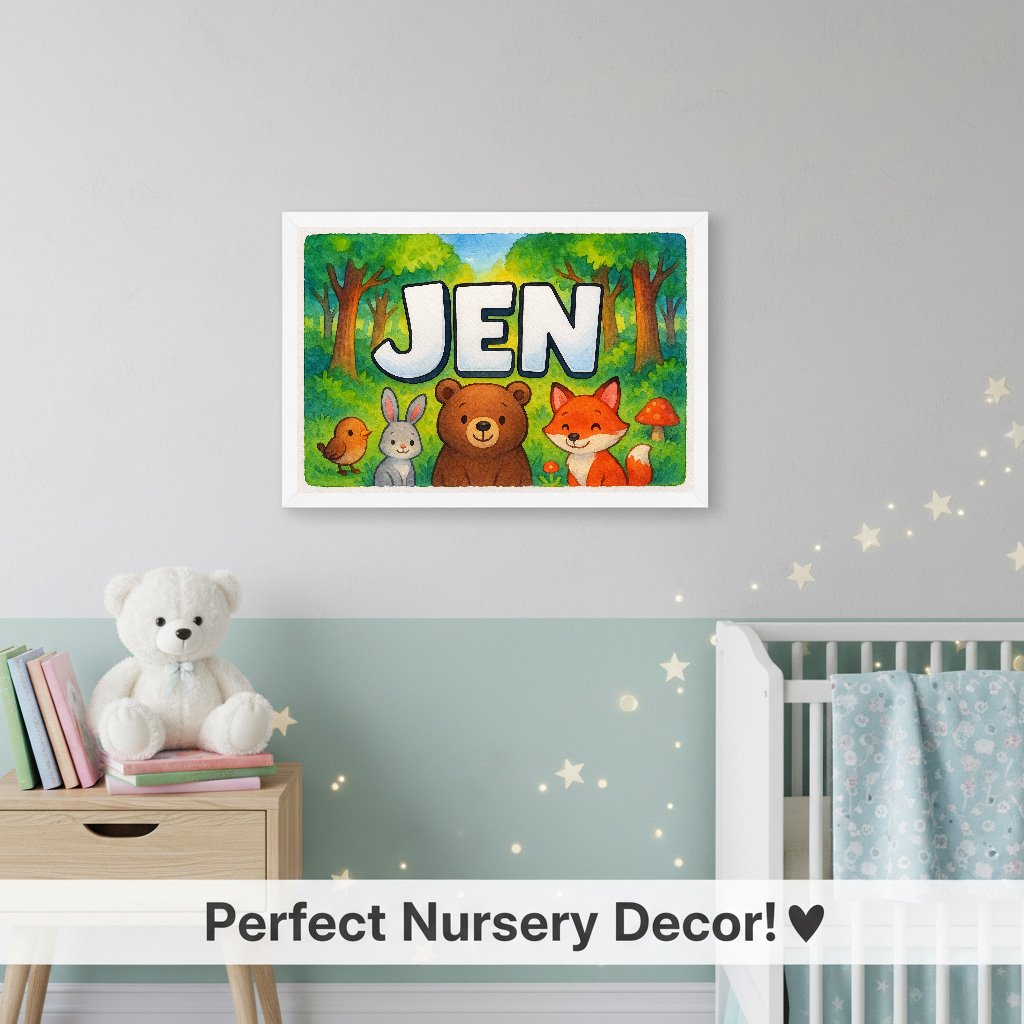 Personalized name art for Jen