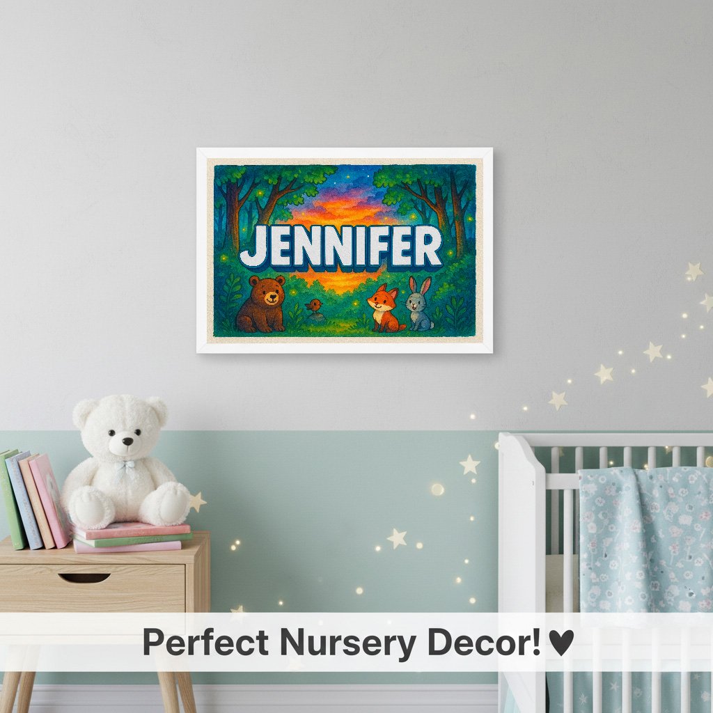 Personalized name art for Jennifer