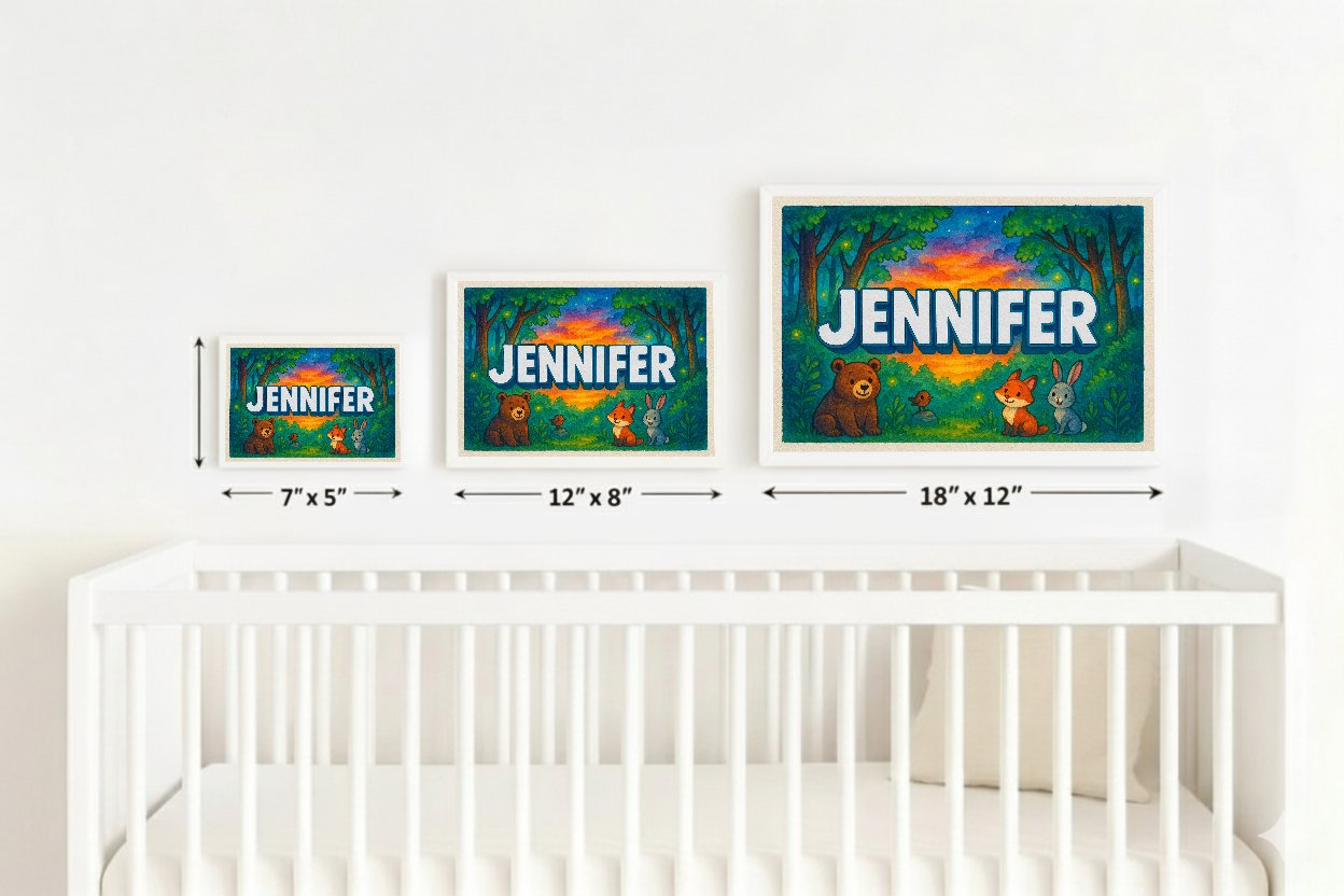 Personalized name art for Jennifer