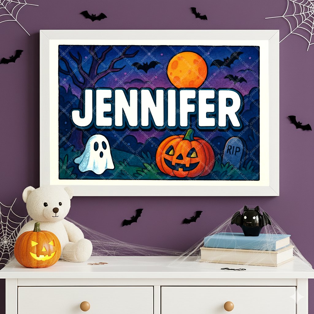 Personalized name art for Jennifer