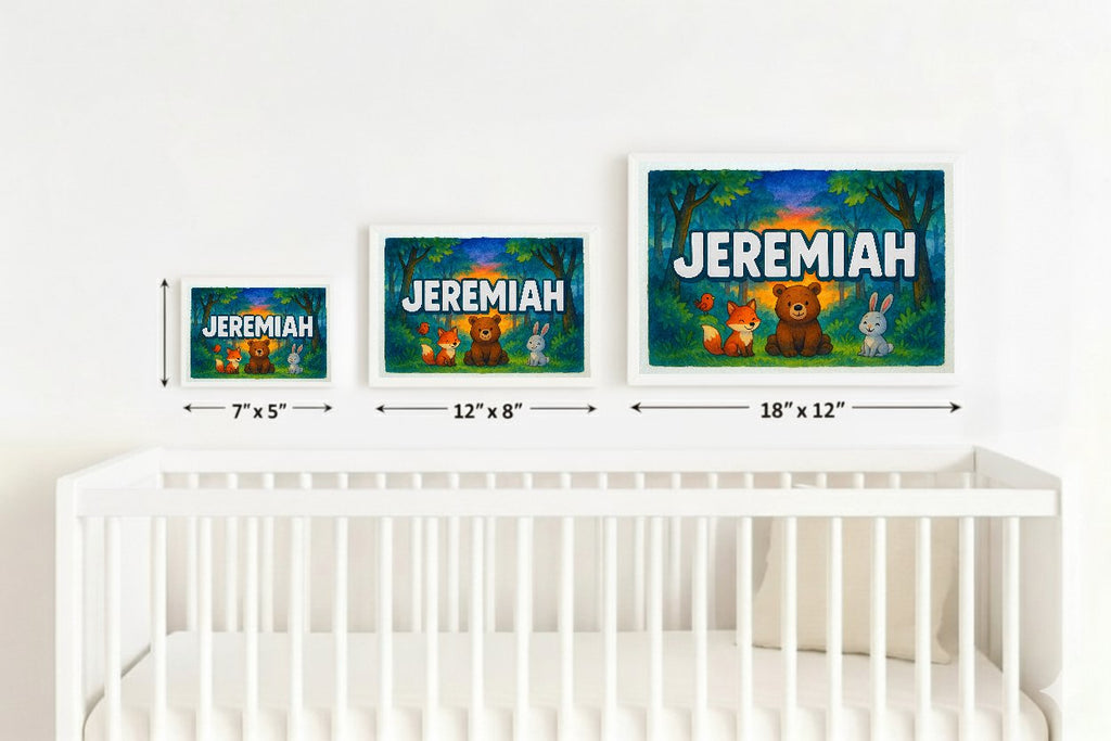 Personalized name art for Jeremiah