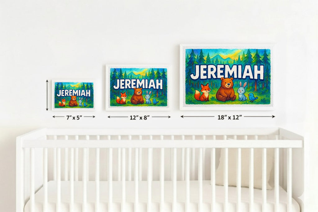 Personalized name art for Jeremiah
