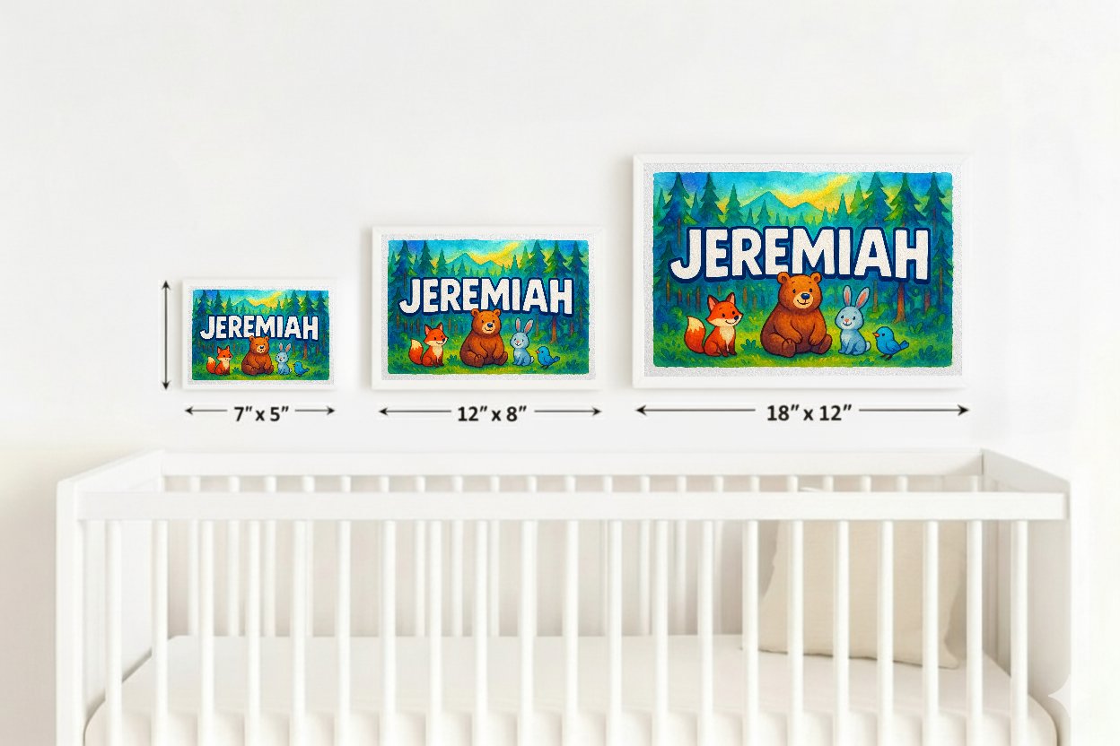 Personalized name art for Jeremiah