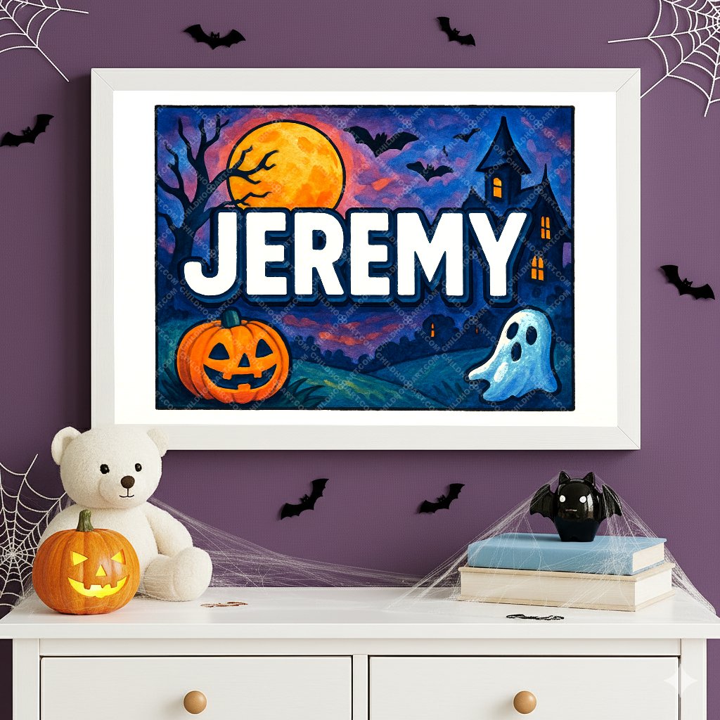 Personalized name art for Jeremy