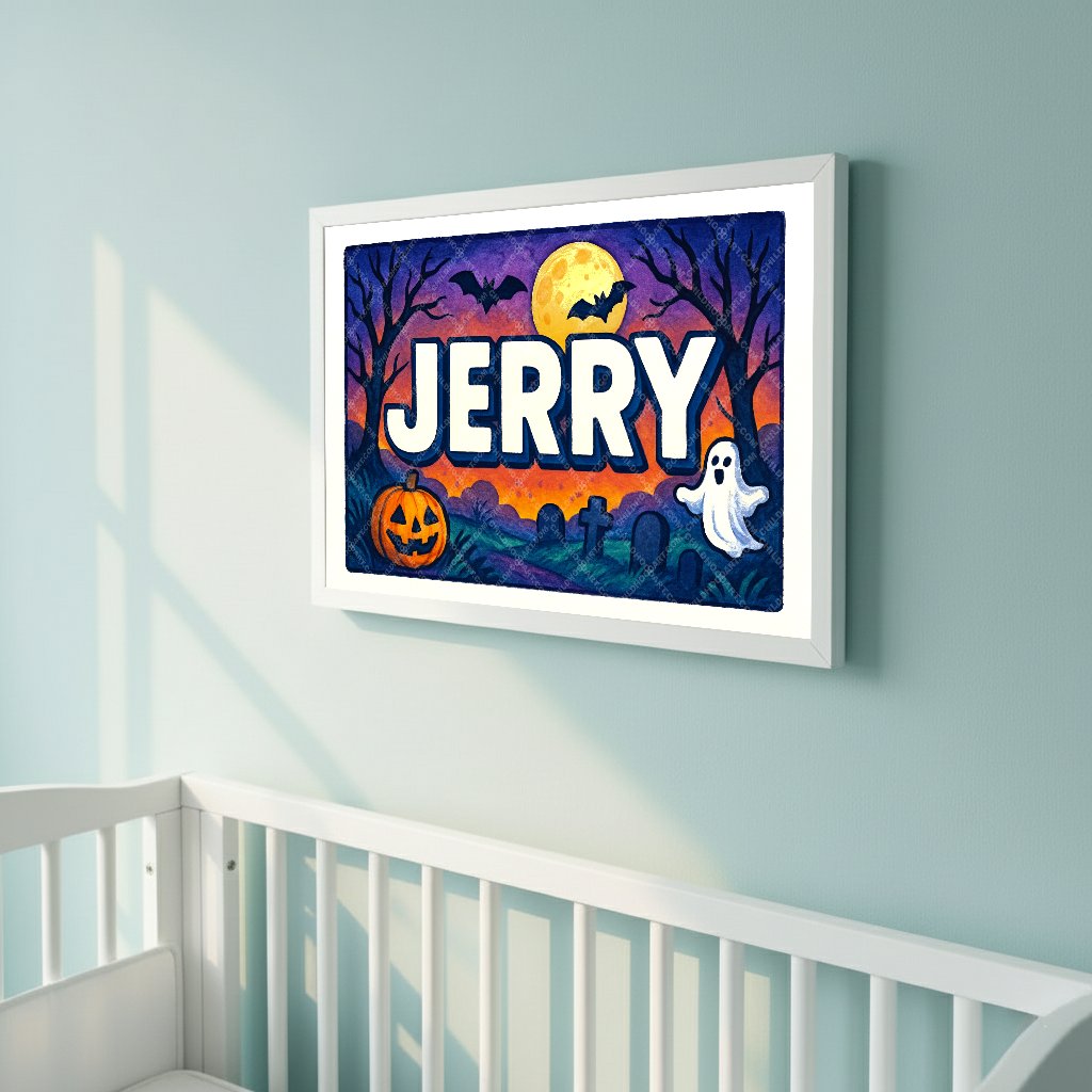 Personalized name art for Jerry