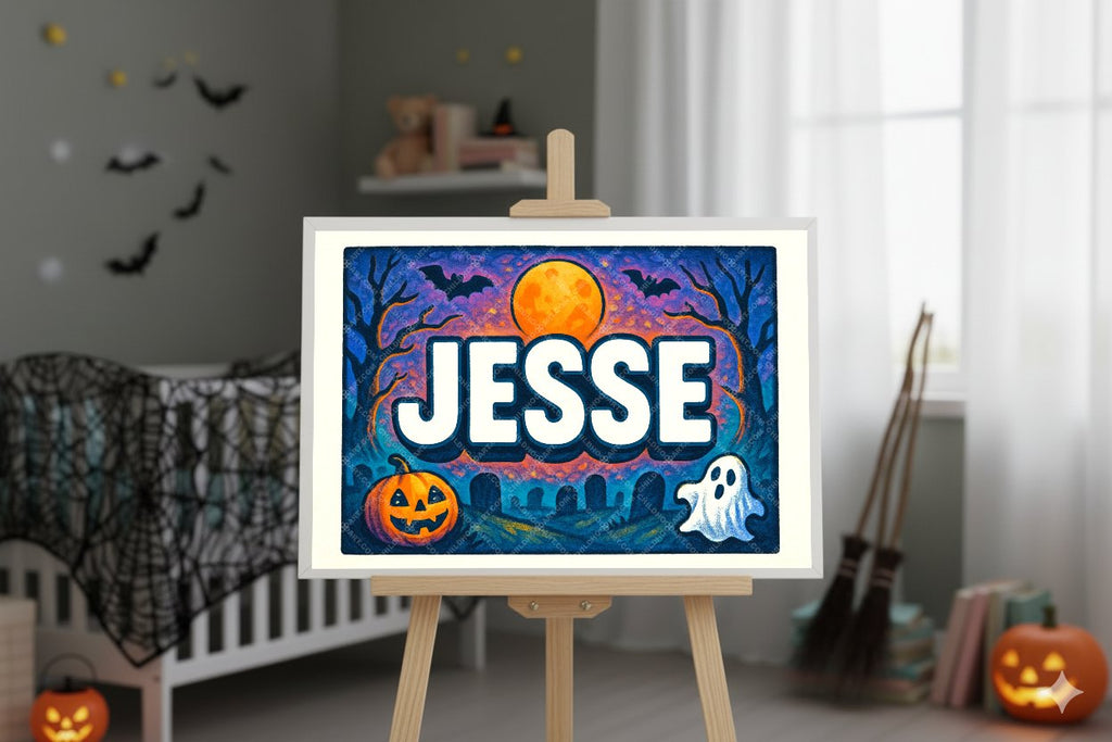 Personalized name art for Jesse