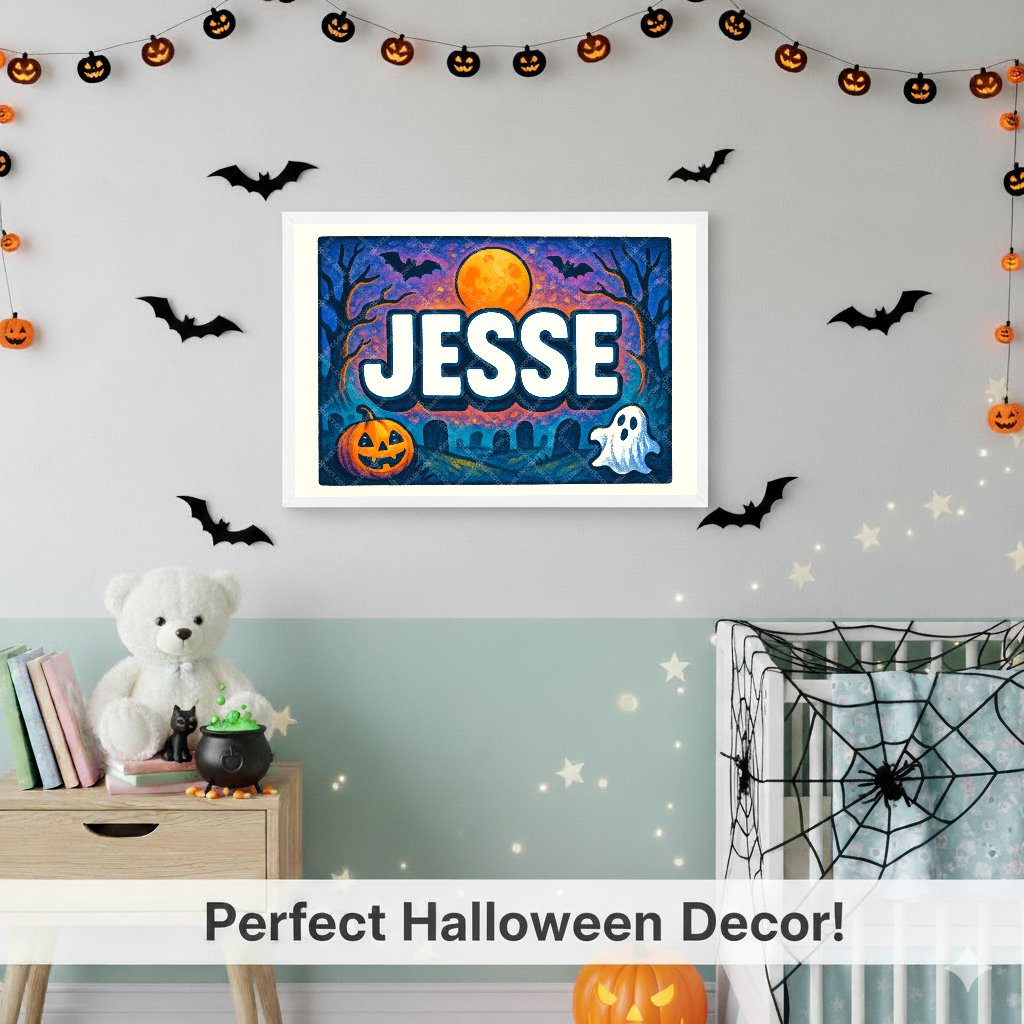 Personalized name art for Jesse