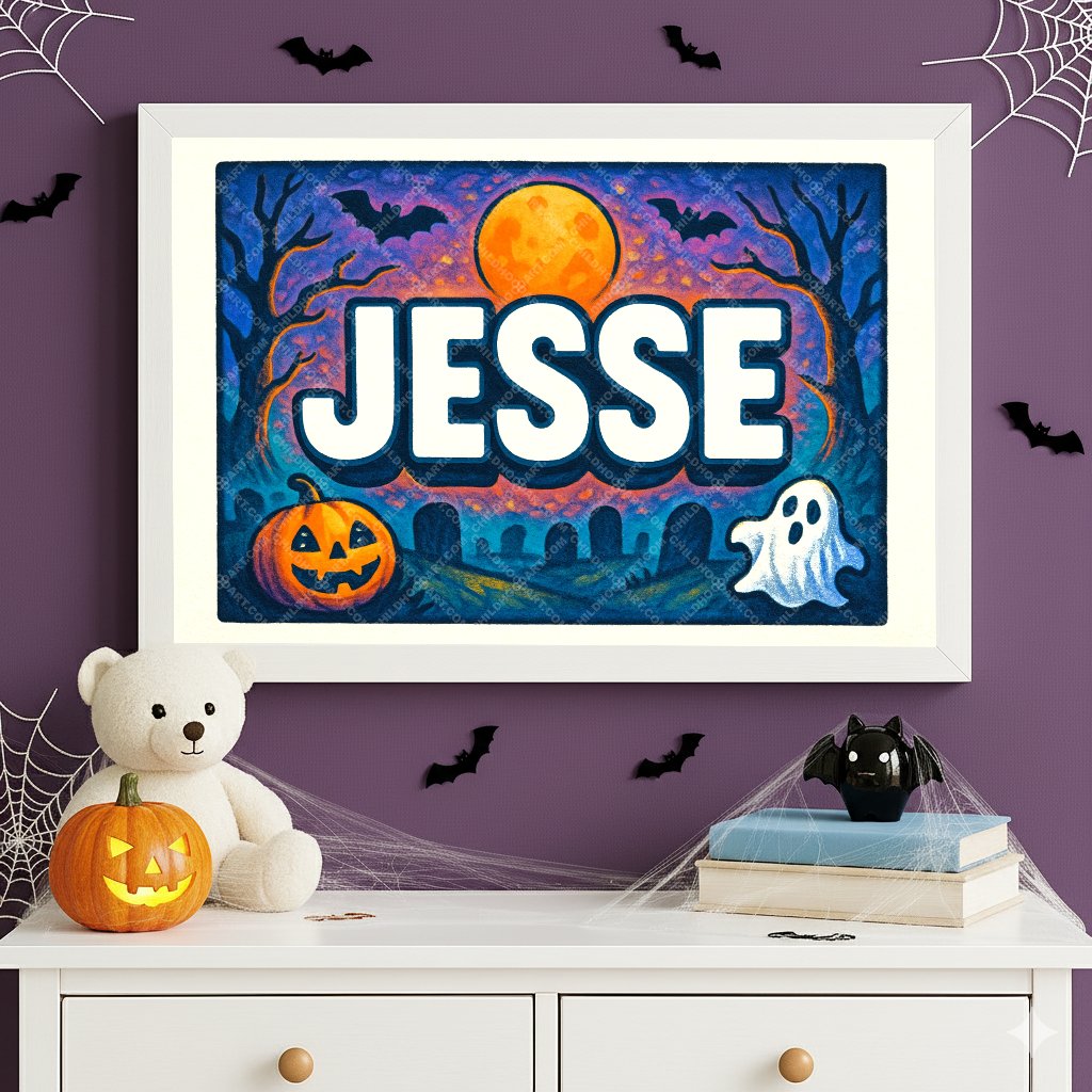 Personalized name art for Jesse