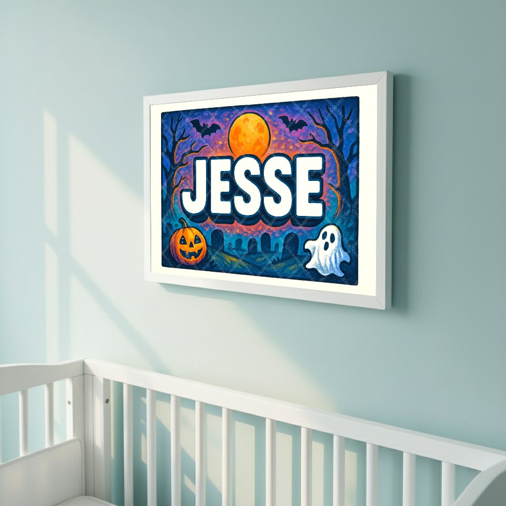 Personalized name art for Jesse