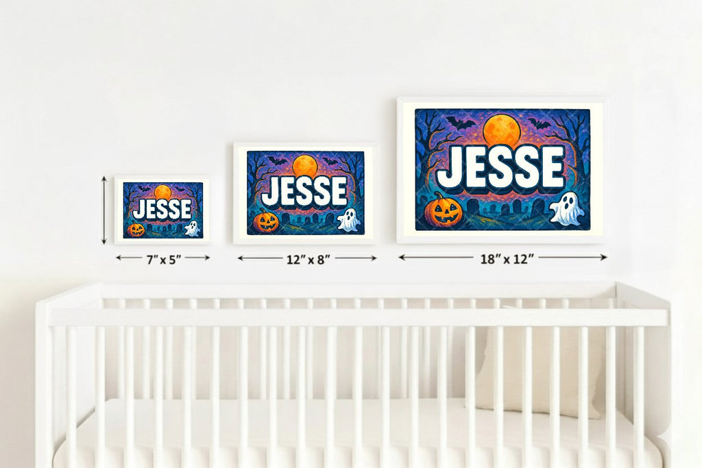 Personalized name art for Jesse