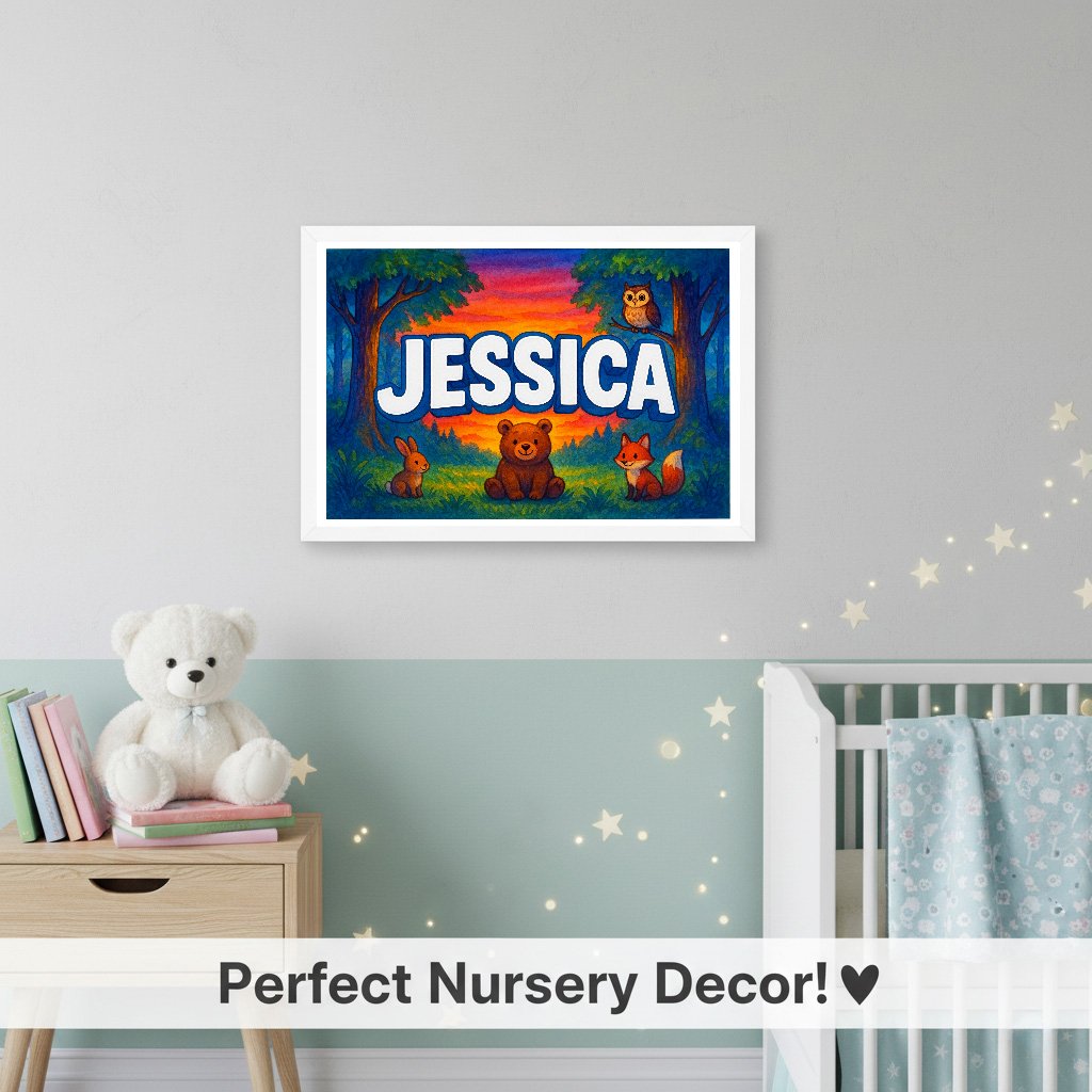 Personalized name art for Jessica