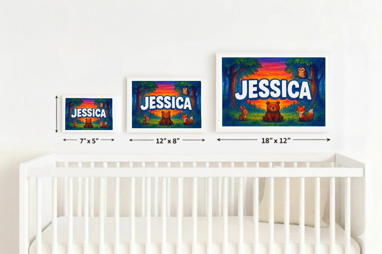 Personalized name art for Jessica