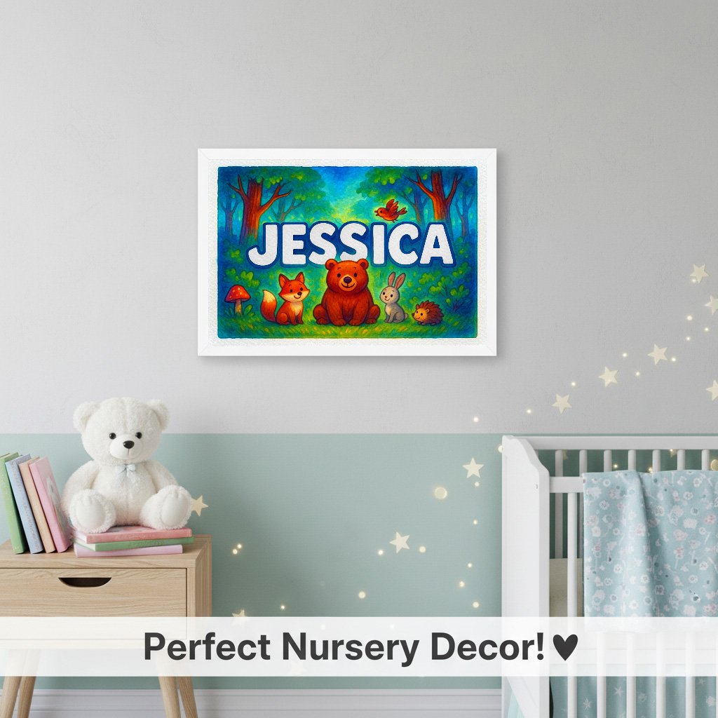 Personalized name art for Jessica