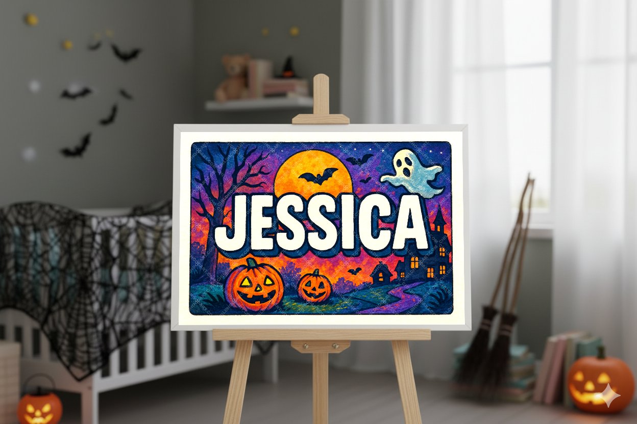 Personalized name art for Jessica