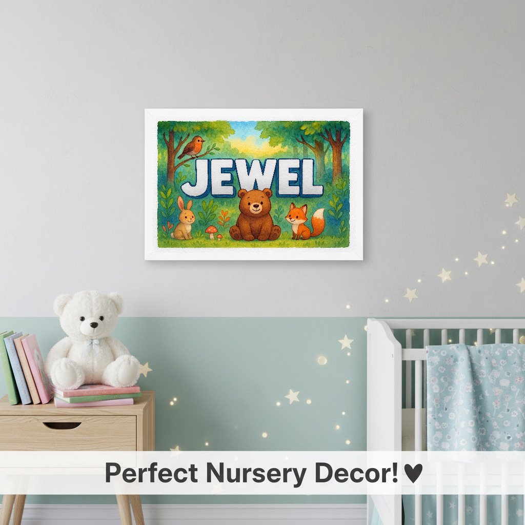 Personalized name art for Jewel