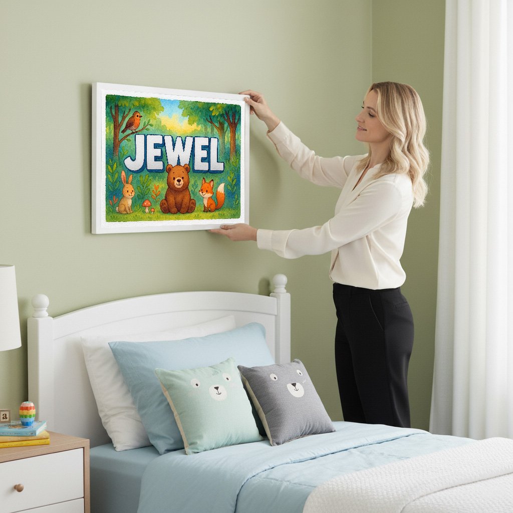 Personalized name art for Jewel