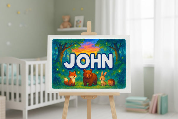 Jhn’s Personalized Forest Friends Art