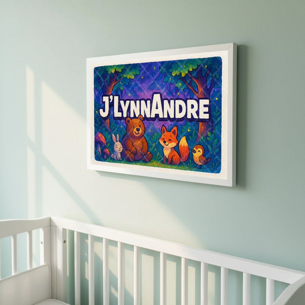 Personalized name art for JlynnAndre