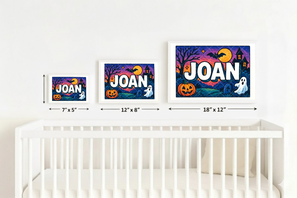 Personalized name art for Joan