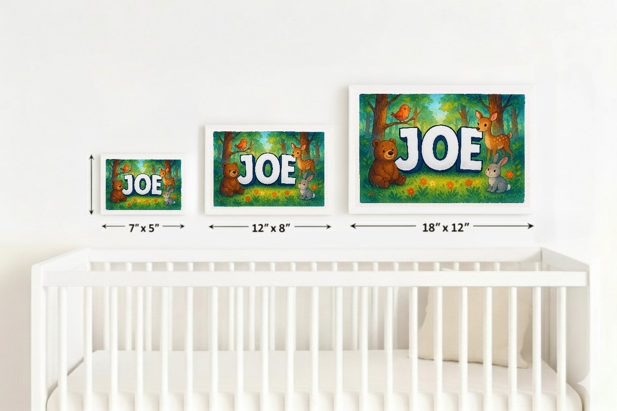 Personalized name art for Joe