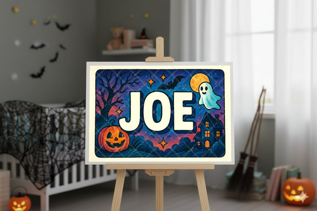 Personalized name art for Joe
