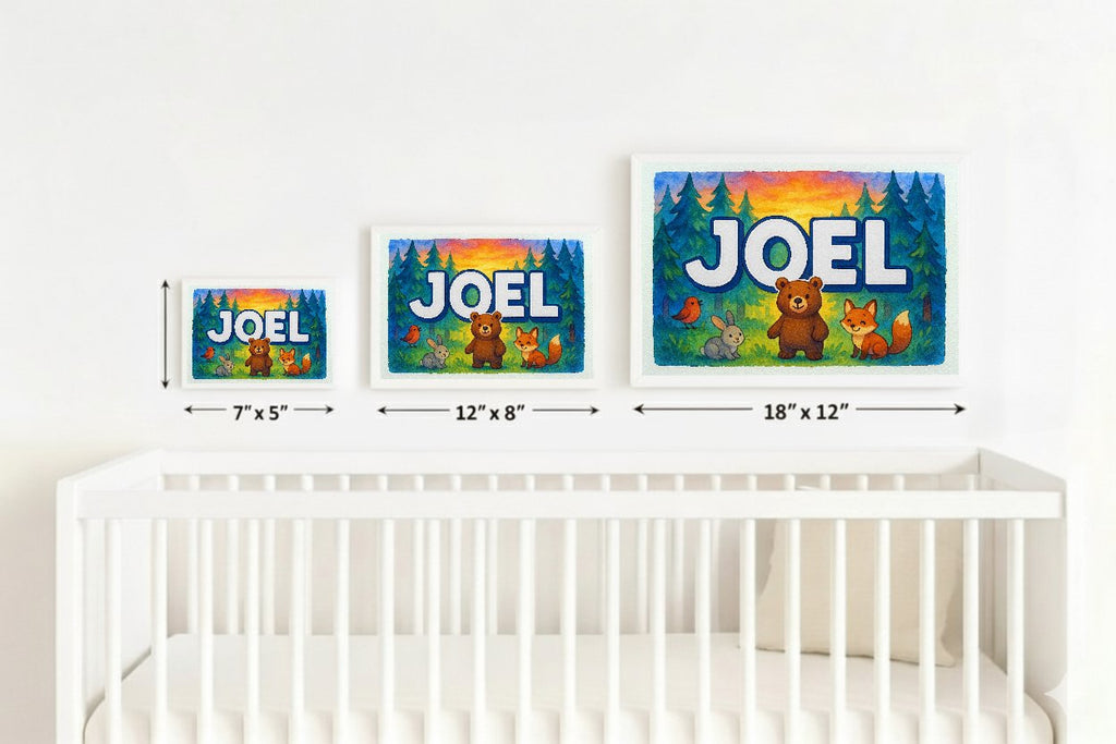 Personalized name art for Joel