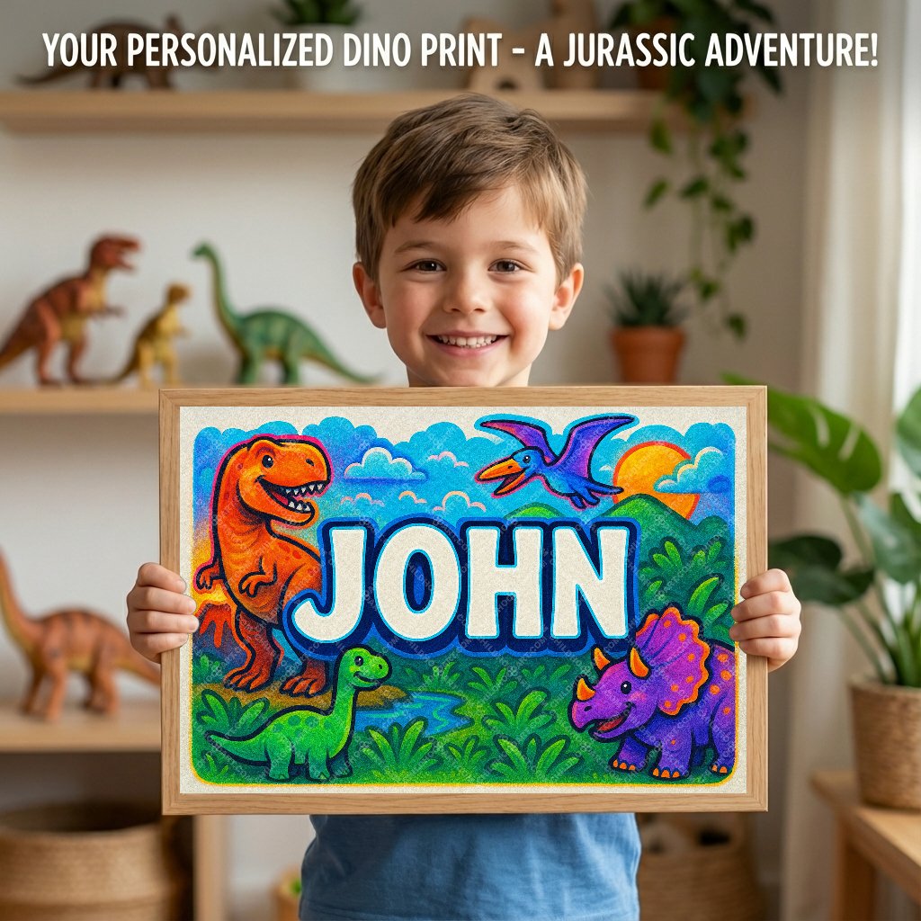 Personalized name art for John
