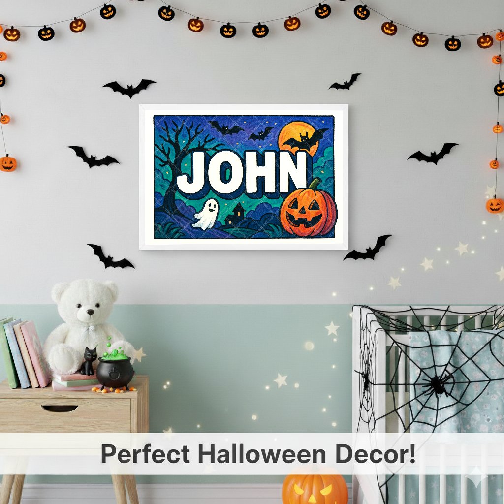 Personalized name art for John