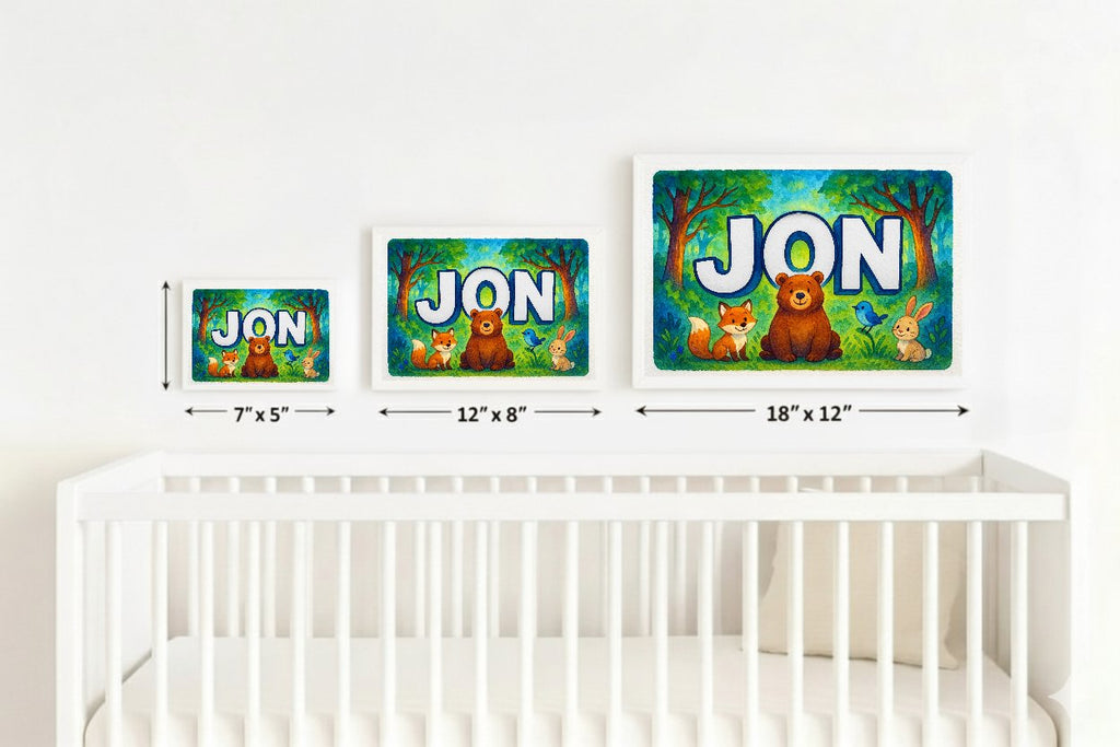 Personalized name art for Jon