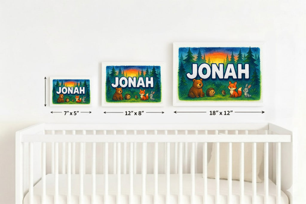 Personalized name art for Jonah
