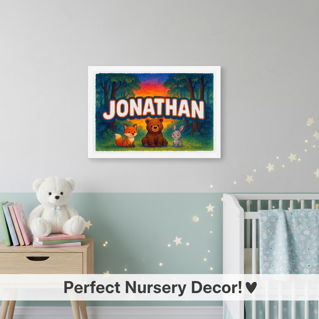 Personalized name art for Jonathan