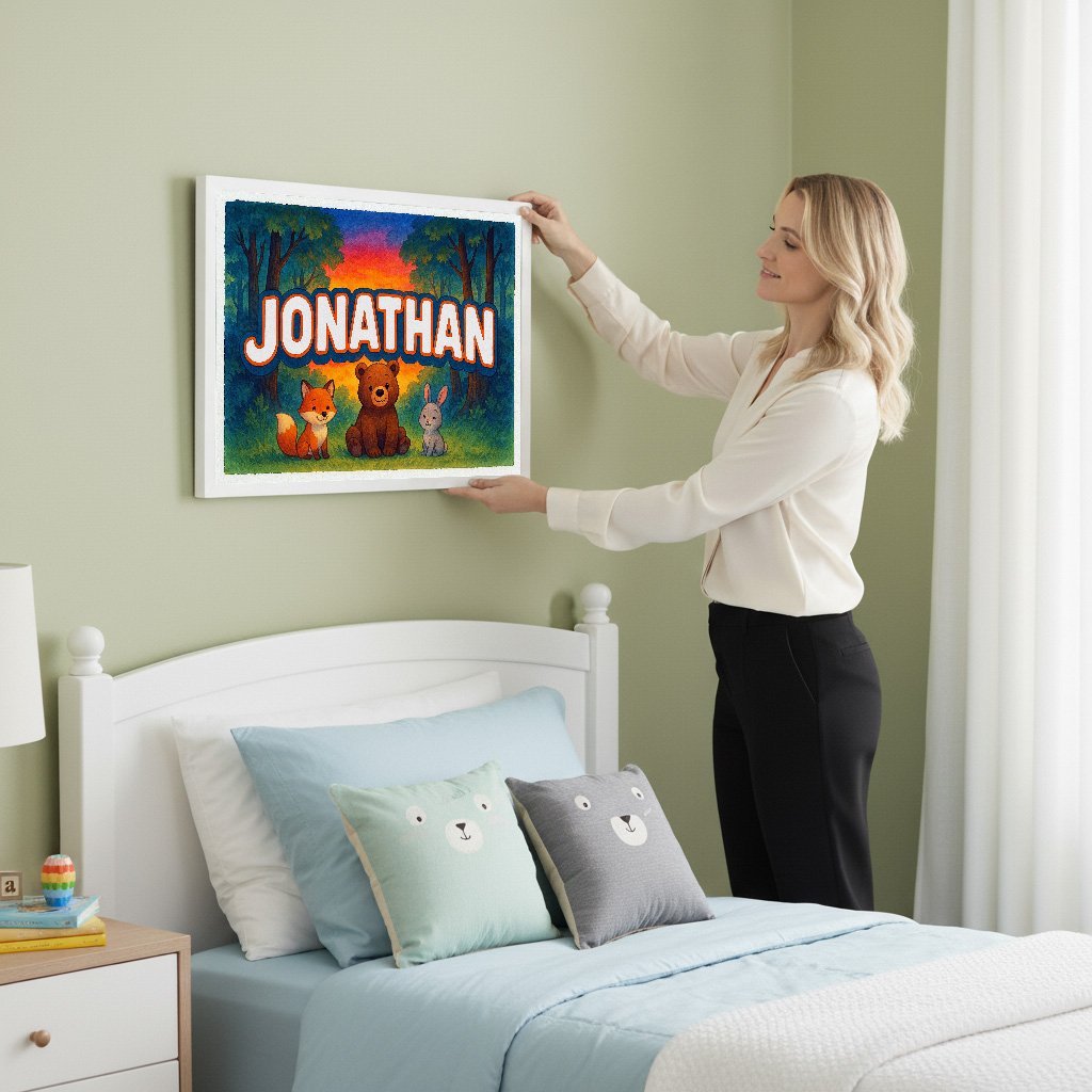Personalized name art for Jonathan
