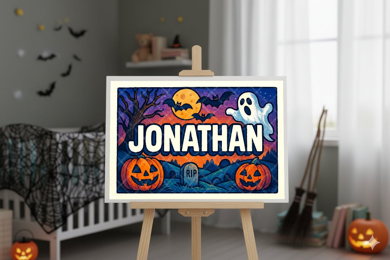 Personalized name art for Jonathan