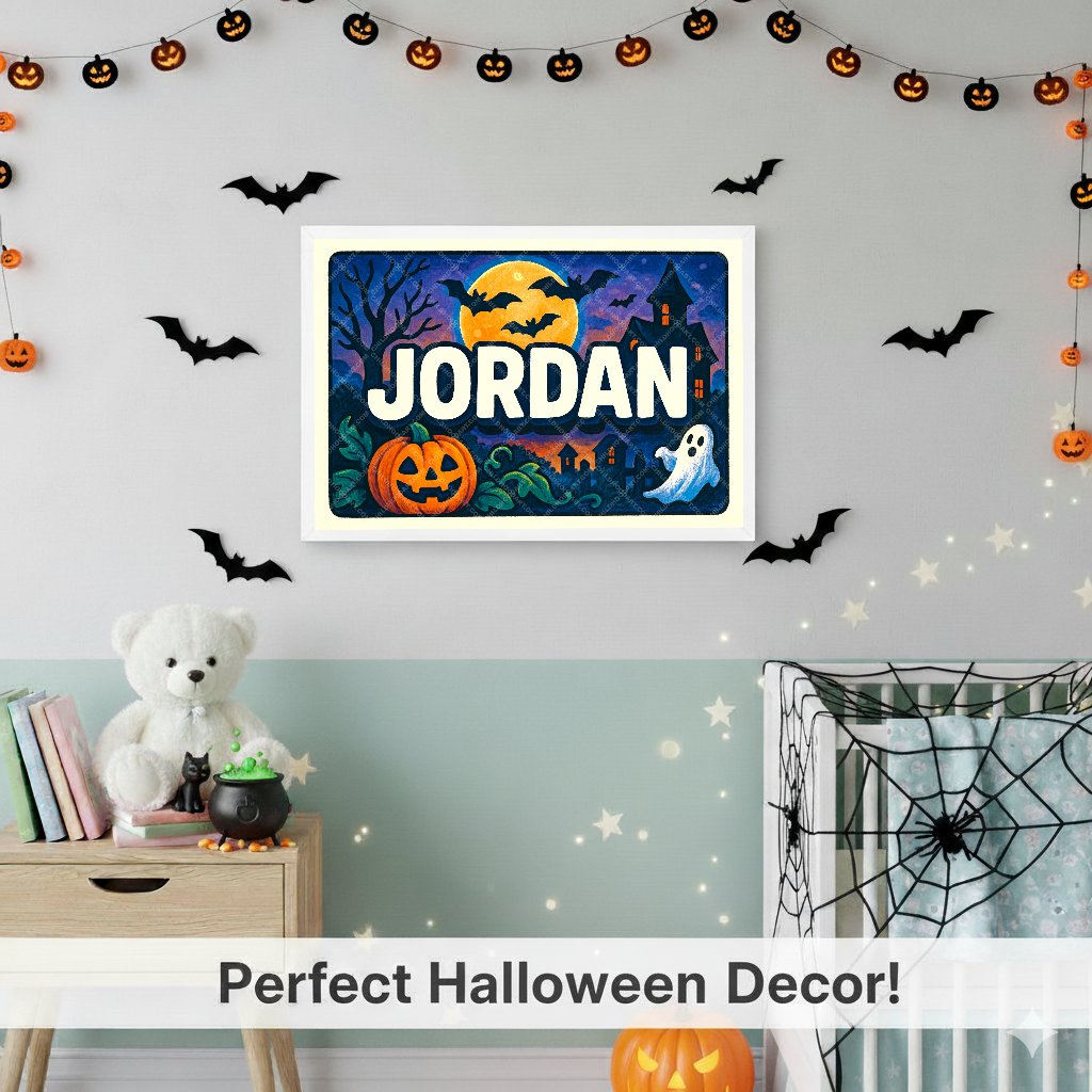 Personalized name art for Jordan