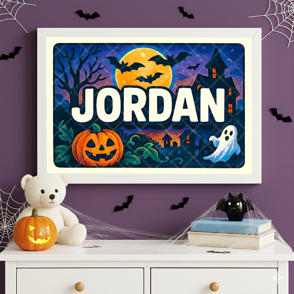 Personalized name art for Jordan