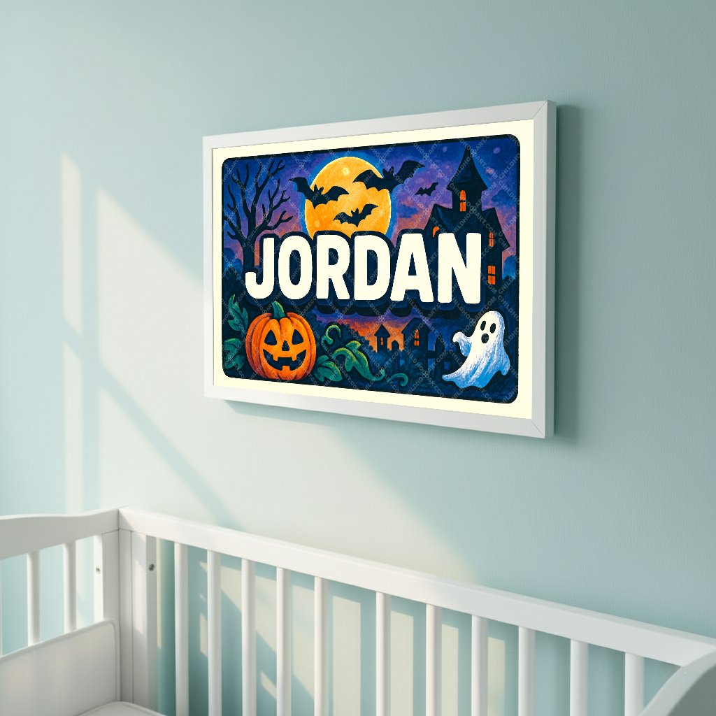 Personalized name art for Jordan