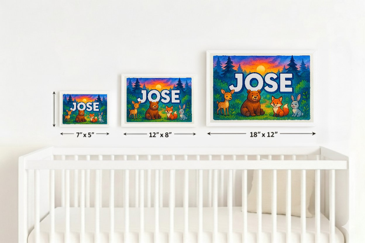 Personalized name art for Jose