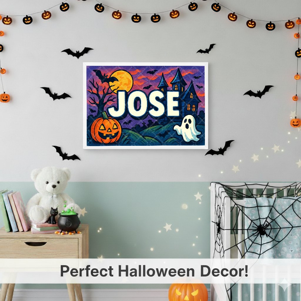 Personalized name art for Jose