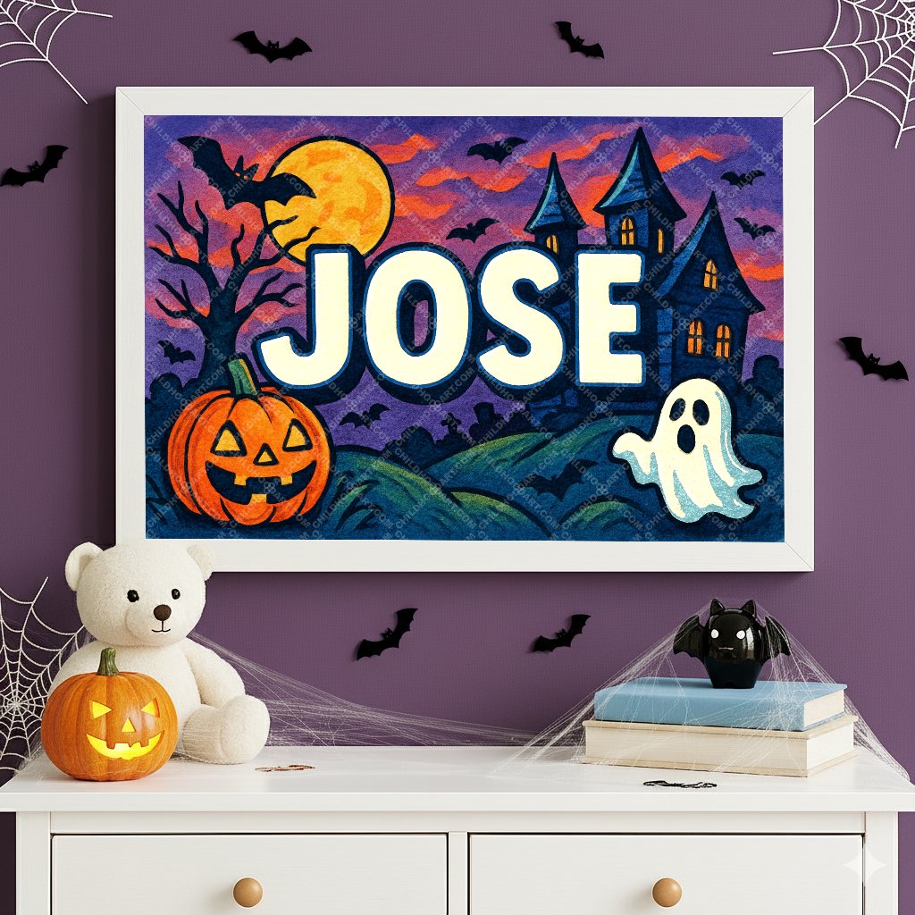 Personalized name art for Jose